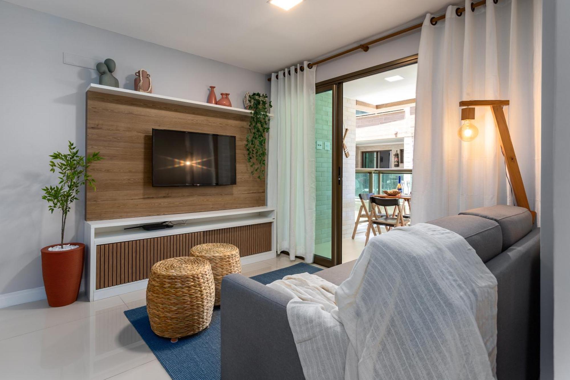 Condominio Club A 50M Praia Dos Anjos - Unidades Com 2 Quartos, Piscina, Estacionamento E Portaria 24H - Area De Lazer 3000M, Wi-Fi 600Mb, Churrasqueira E Cozinha Completa Arraial do Cabo Bilik gambar